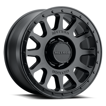Method MR709 HD Bead Grip 18x 9in / ET12 / 8x6.5 BP / 121.3mm Bore - Black Wheel - MR70989080512H