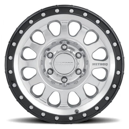 Method MR315 18x9 +18mm Offset 8x170 130.81mm CB Polished Wheel - Gloss Black Lip - MR315890871718