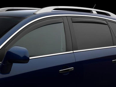 WeatherTech 20-23 Jeep Gladiator Side Window Deflectors - Dark Smoke - 82922IM