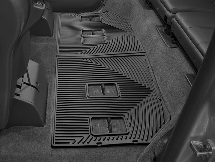 WeatherTech 21-23 Jeep Grand Cherokee L (6 Passenger Seating) Rear All-Weather Floor Mats - Black - W616