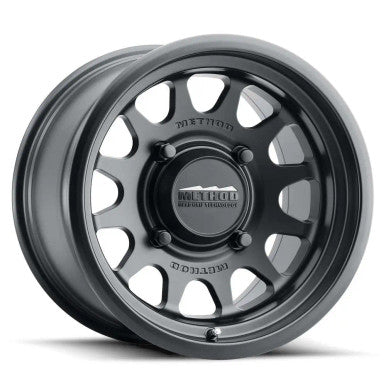 Method MR414 Bead Grip 15x10 / 6+4/25mm Offset / 4x136 / 106mm CB Matte Black Wheel - MR41451047564