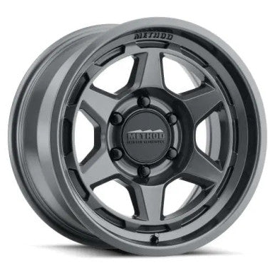 Method MR708 Bead Grip 17x8.5 0mm Offset 6x5.5 106.25mm Centerbore - Gloss Titanium - MR70878560800