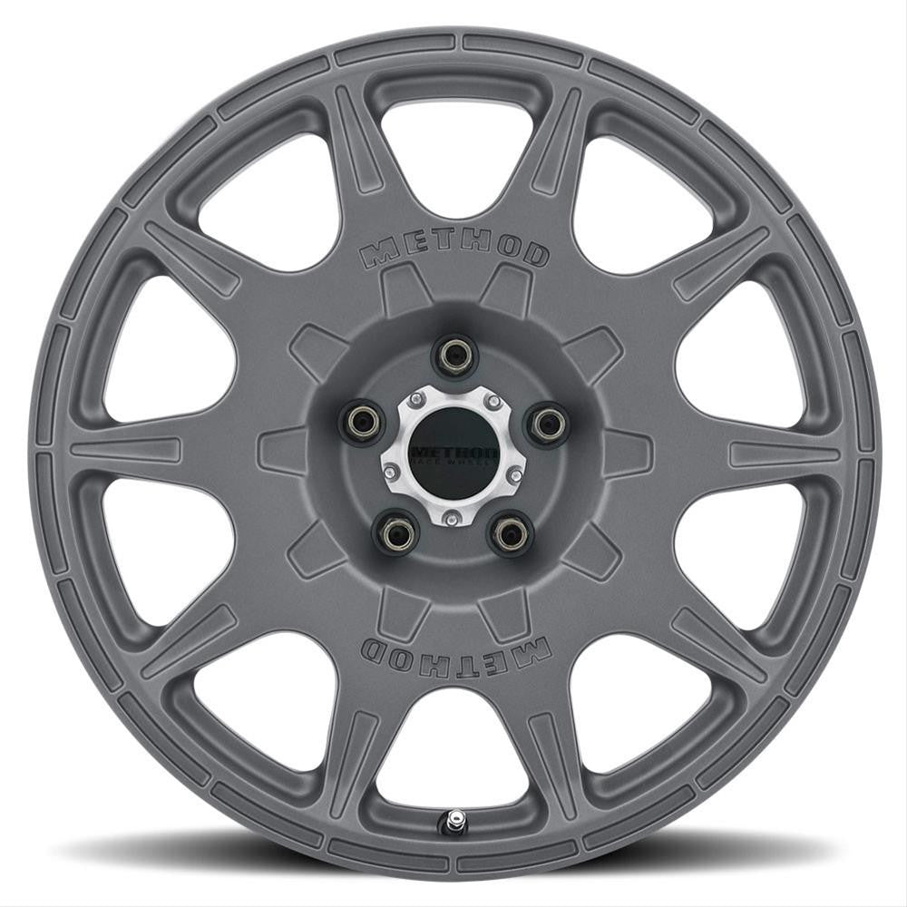 Method MR502 RALLY 17x8 +38mm Offset 5x4.5 67.1mm CB Titanium Wheel - MR50278012838-2