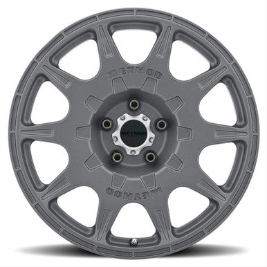 Method MR502 RALLY 17x8 +38mm Offset 5x4.5 67.1mm CB Titanium Wheel - MR50278012838-2