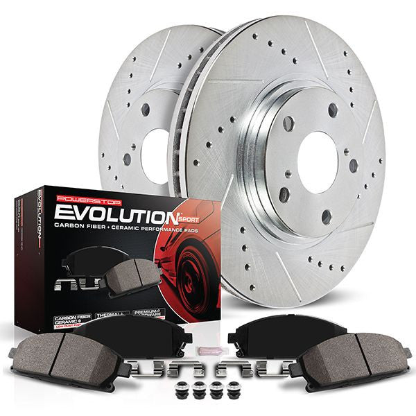 Power Stop 13-16 Ford Escape Front & Rear Z23 Evolution Sport Brake Kit - K6478