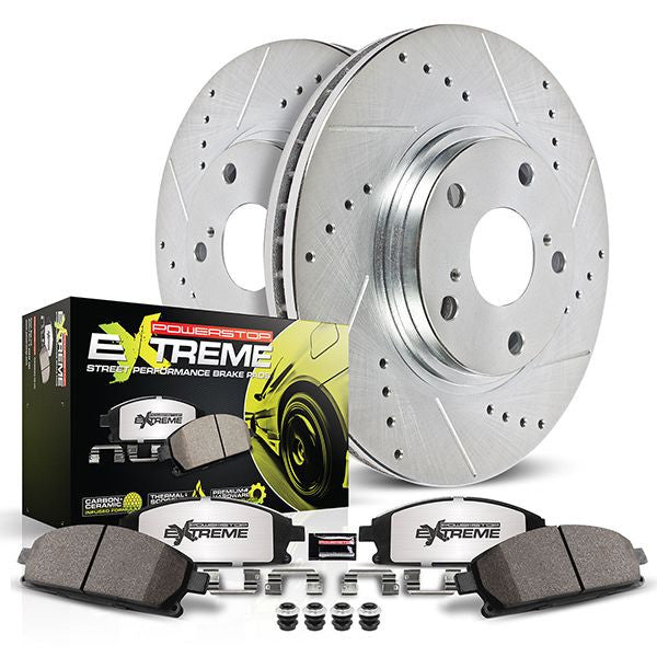Power Stop 18-19 Dodge Durango Front & Rear Z26 Street Warrior Brake Kit - K5958-26
