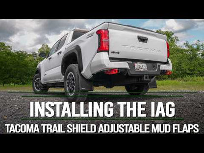 IAG Trail Shield® Adjustable Mud Flaps Front & Rear Set For 2024+ Toyota Tacoma