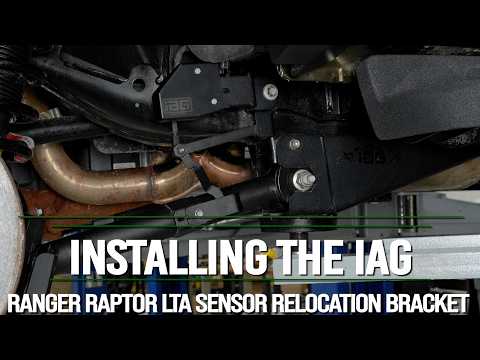 IAG Trail Shield™ Lower Trailing Arm Sensor Relocation Kit for 2024+ Ford Ranger Raptor - Install Video