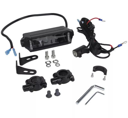 XK Glow Flex Strips 7 Color LED Accent Light Motorcycle/ATV Kit (10xCompact Pods + 8x10In) - XK034017
