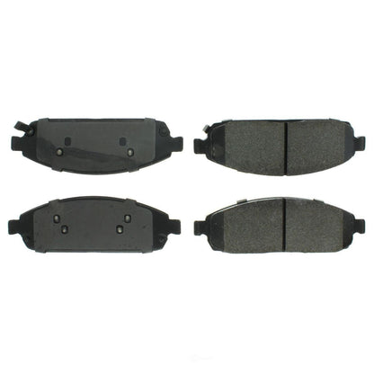 PosiQuiet 06-10 Jeep Commander / 05-10 Grand Cherokee Exc. SRT-8 Front Brake Pads - 106.10800