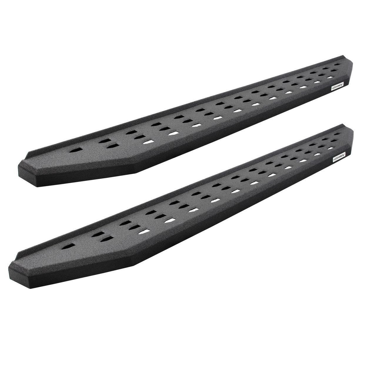 Go Rhino 2022 Toyota Tundra DC Kit w/RB20 Running Board + Brkts + 4 RB20 Drop Steps - Bedliner Coat - 6944358020T