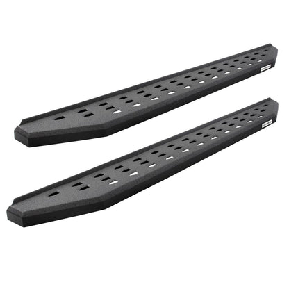 Go Rhino 2022 Toyota Tundra DC Kit w/RB20 Running Board + Brkts + 4 RB20 Drop Steps - Bedliner Coat - 6944358020T