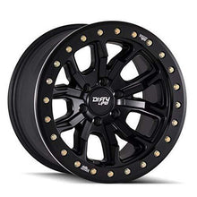 Dirty Life 9302 Roadkill 17x9/5x127 BP/-38mm Offset/71.5mm Hub Matte Black Wheel - Beadlock - 9302-7973MB38