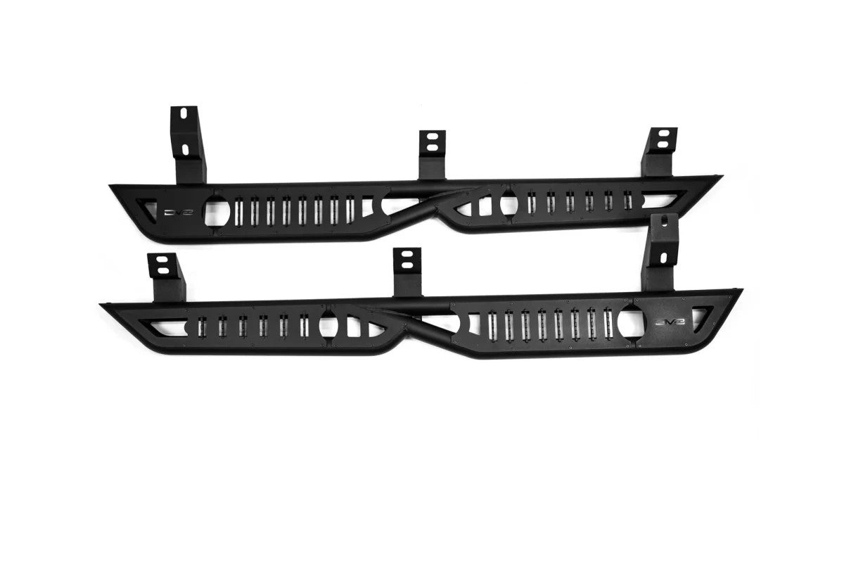 DV8 2025+ Toyota 4Runner OE Plus Side Steps - Micro-Texture Black - SRTF3-02