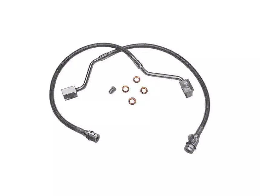 Superlift 90-96 Ford F-150/Bronco w/ 4-6in Lift Kit (Pair) Bullet Proof Brake Hoses - 91310