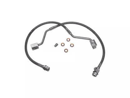 Superlift 90-96 Ford F-150/Bronco w/ 4-6in Lift Kit (Pair) Bullet Proof Brake Hoses - 91310